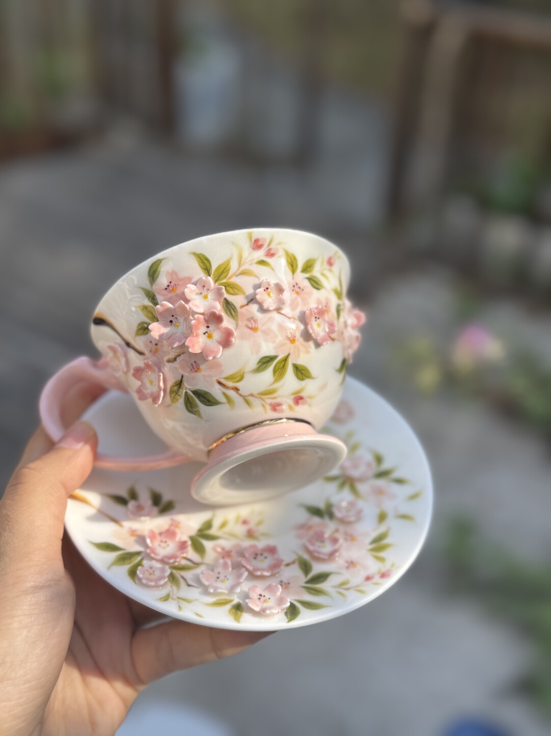 [Pre-sale] Hand-Pinched Floral Cup