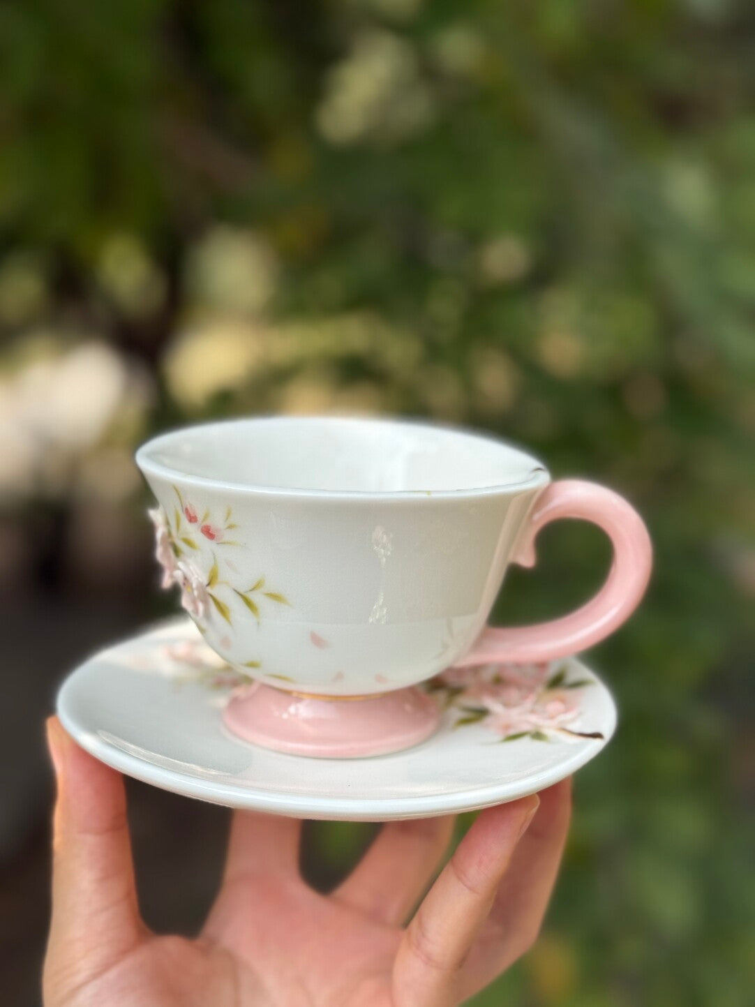 [Pre-sale] Hand-Pinched Floral Cup