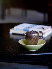 Emerald Ice-Crack Teapot Rest