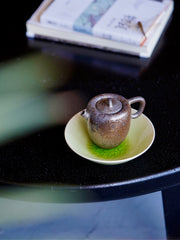 Emerald Ice-Crack Teapot Rest