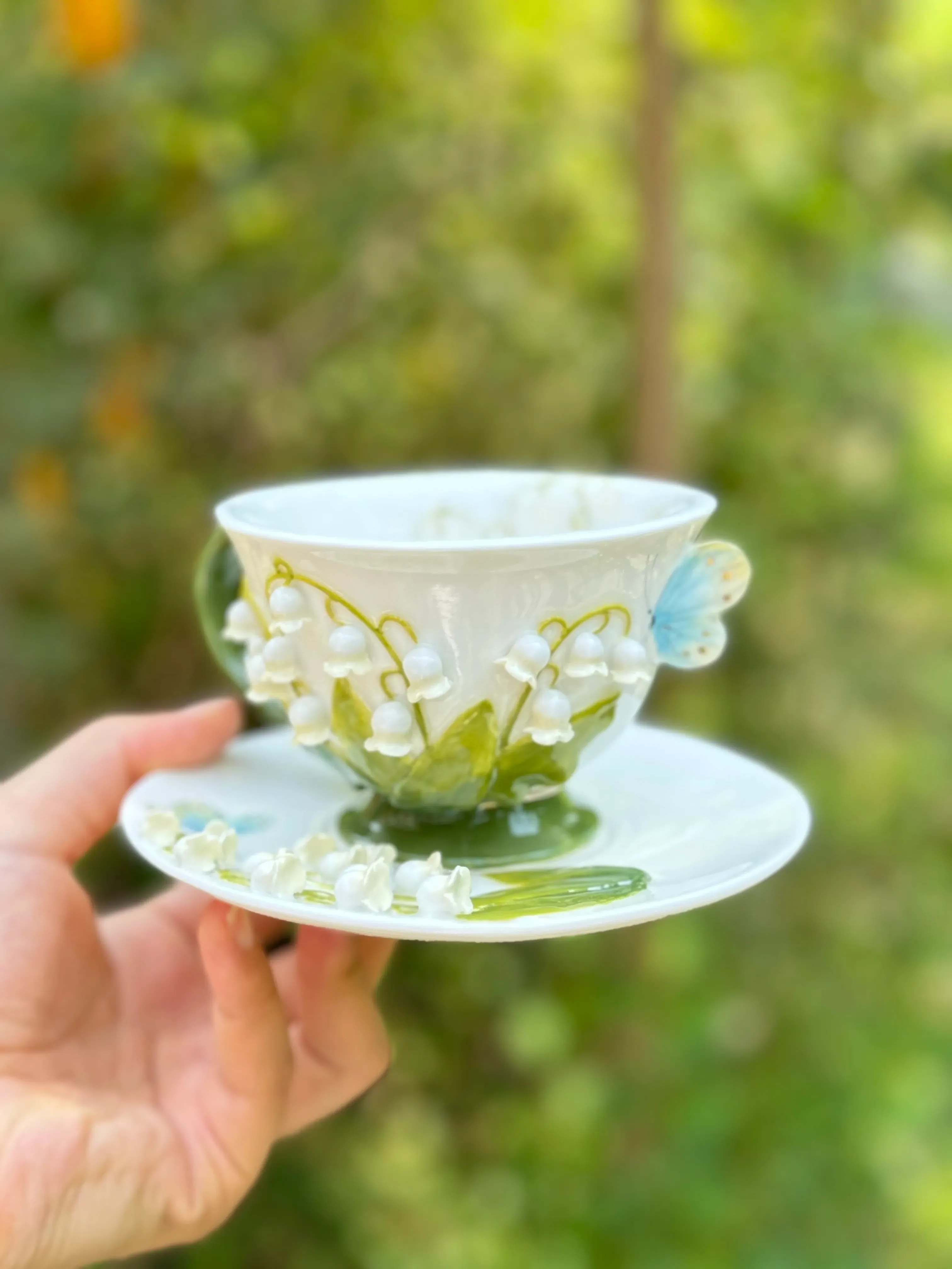 [Pre-sale] Hand-Pinched Floral Cup