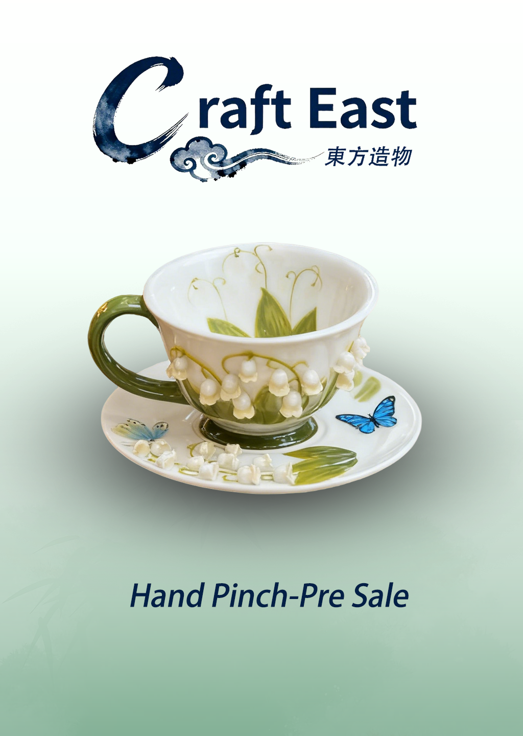[Pre-sale] Hand-Pinched Floral Cup