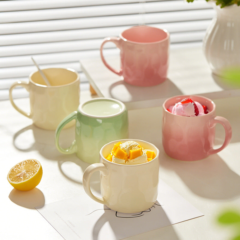 Creamy Ceramic Mug | Soft-Tone Minimalist Coffee Cup